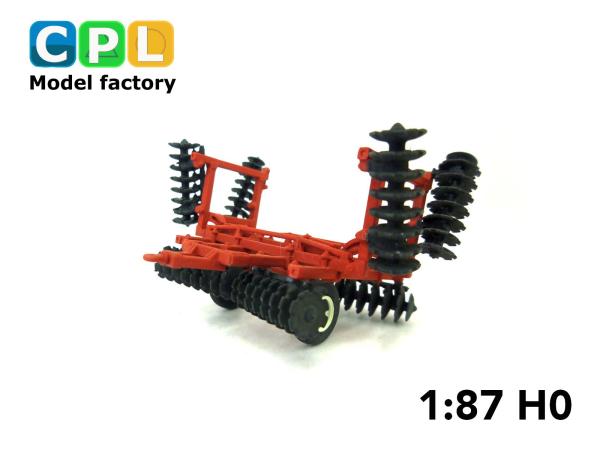 Scheibenegge BDT-7 rotbraun Transportstellung